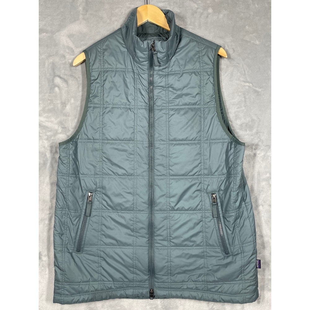 Patagonia Nano Puff Vest Nouveau Green Quilted Puffer 26875 Mens XL